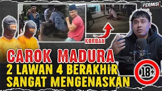 KRONOLOGI CAR0K MADURA 2 LAWAN 4 BERAKHIR MENGEN4SKAN | FAKTA TENTANG HASAN & MAT TANJAR