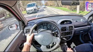 1999 Renault Clio II [1.1 58HP] |0-100| POV Test Drive #1652 Joe Black