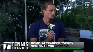 Alexander Zverev On Coming Back After Injury | 2024 Rome Semifinals