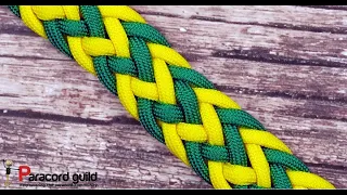 Zig-zag flat kumihimo braid- 8 strands