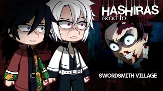 [🇷🇺/🇬🇧] Hashiras React To Swordsmith Village Fight PART 1! | Demon Slayer Gacha React
