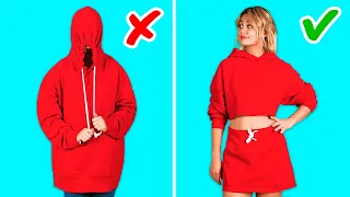 TRUCCHI PER ABBIGLIAMENTO GRATIS || Vestiti fai-da-te by 123 GO! GOLD