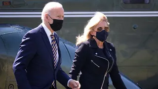 President Biden and First lady Jill Biden visit a community college and HVAC workshop in Virginia