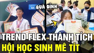 “CHƠI NHIỀU MÀ HỔNG CÓ HỌC NGU” - trend FLEX THÀNH TÍCH mới nhất khiến hội học sinh MÊ TÍT | TÁM TV