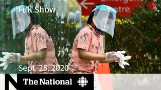 CBC News: The National | Canada hits 150,000 COVID-19 cases | Sept. 25, 2020
