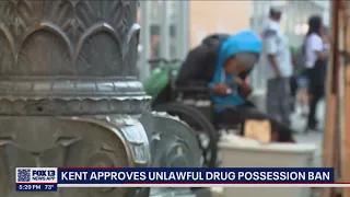 City of Kent approves ban on unlawful drug possession | FOX 13 Seattle