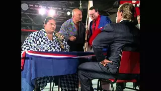 Yokozuna (Heavyweight Champion) contract signing with Lex Luger HD - Aug. 1993