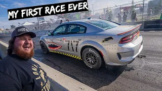 First Race with 1300HP Hellcat Jet with Twin Turbos