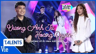 Hoàng Duyên live "Giá như cô ấy chưa xuất hiện" cùng chính tác giả Vương Anh Tú nhưng không nhận ra