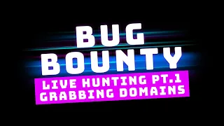 Bug Bounty Live Recon - Grabbing Domains!