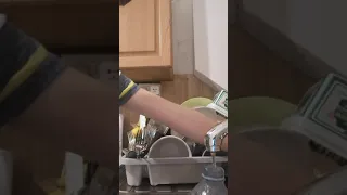 Kid makes water stay in a bottle with a paper towel