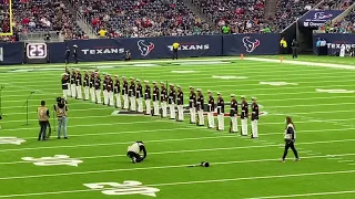 Marine Corps Silent Drill Platoon at Houston Texans Halftime 2021