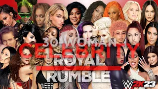 WWE2K23 // 30-WOMAN CELEBRITY ROYAL RUMBLE