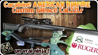 Carabine RUGER American Rimfire CUSTOM 22Lr encore une pépite !