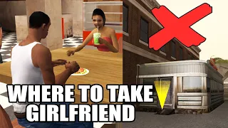 GTA San Andreas Dating with Girlfriend - All Date Locations (Guide)
