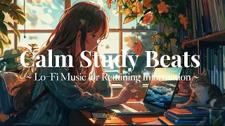 [1hour] Calm Study Beats  ~ Lo Fi Music for Retaining Infor ~