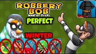 NO USE TOOLS | Robbery Bob Perfect Walkthrough | Bonus Chapter ( WINTER ) Level 1 - 15.