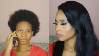 TRANSFORMATION MAKEUP |TRANSFORMATION MAKEUP FOR WOC with The Beautiful Chioma |BASIC TO BADDIE