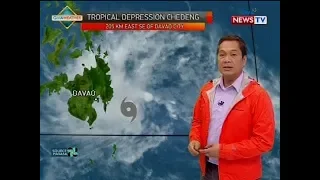 Ulan sa Silangang bahagi ng Visayas at Mindanao, bunsod ng papalapit na Bagyong Chedeng