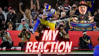 49ers Fan Reaction To The Los Angeles Rams Winning Superbowl 56