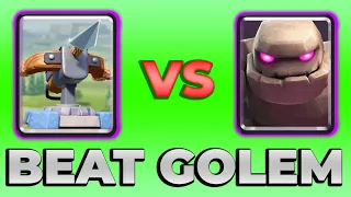 How to beat golem with x bow 💪 - X bow guide - leccy cr