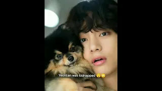 Yeontan was kidnapped 😳😲#taehyung #yeontan #bts  watch till the end #bts