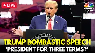 Trump Speech LIVE: Trump Accepts NRA Endorsement, Urges Gun Owners To Vote in US Elections | N18G