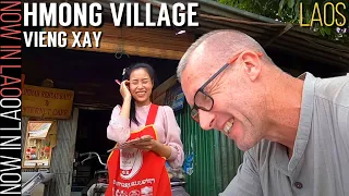 Hmong in Laos | Hmong Village in Vieng Xai Laos | Now in Lao
