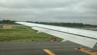 Take off from New York jfk Naples Boeing 767 Meridiana decollo gorgeous