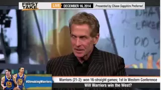 Warriors Win 16 Straight   Will they win the West   ESPN First Take