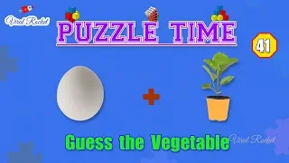 Guess the Vegetable using Pictures | Puzzle Time # 41 | Word Guess Games || Viral Rocket