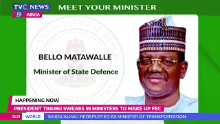 Bello Matawalle Sworn In As Minister Of State For Defence