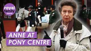 Princess Anne joins Doc Martin actor at pony centre