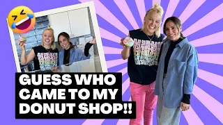 Teaching Jojo Siwa how to make couture donuts!