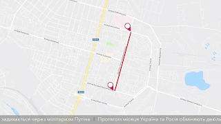 20 липня в суботу з 14:00 закриють проїзд по проспекту Петра Калнишевського