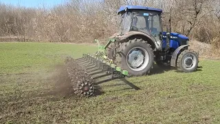 Ловол 1054 з ротаційной бороной на озимій пшениці (31,03,19)