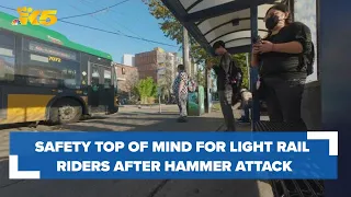 Safety top of mind for Sound Transit riders, employees after unprovoked hammer attack