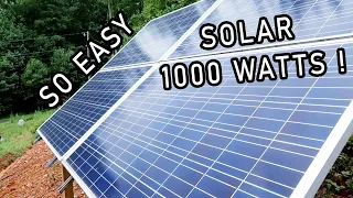 Crazy Easy Solar Panel Mount! Solar Power Part 1/3