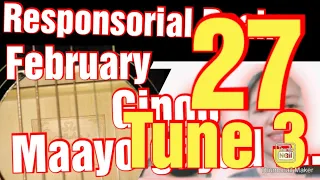 February  27, 2022 Tune 3 Responsorial Psalm Cebuano 8th Sunday