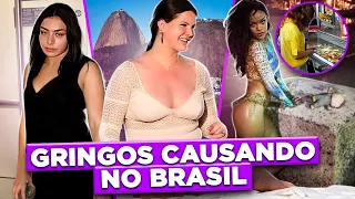 FAMOSOS GRINGOS EM SITUAÇÕES BRASILEIRAS | Diva Depressão