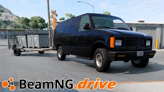 Trabalhando Duro com a VAN SUPERCHARGER! - BeamNG.drive CARREIRA #5