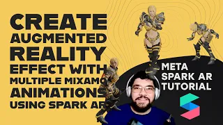 How to add multiple animations to your 3d character - Meta Spark AR tutorial