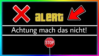 ❌Warnung an alle GTA ONLINE Spieler❗Mach das nicht oder es passiert etwas komisches in der Lobby🙁