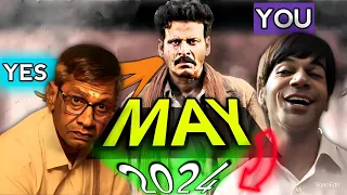 UPCOMING BOLLYWOOD MOVIES IN MAY 2024| Upcoming hindi movies| may 2024 bollywood lineup| movie mood