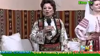 MARIA CIOBANU - Doar o mamă poate şti ('83.E [28iun10, direct, Etno Tv]); MARIACIOBANU.org