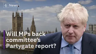 Boris Johnson: MPs vote on Partygate report