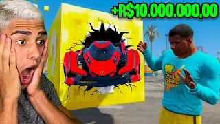 CAIXA SECRETA de R$1 REAL vs CAIXA SECRETA de R$10.000.000 NO GTA 5