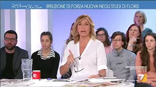 Irruzione di Forza Nuova negli studi di Floris, Myrta: 'Gesto di squadrismo fascista'