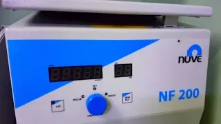 Nuve NF 200 Centrifuge,how to use  and specifications