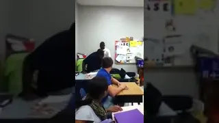 OG Teacher Fight vs crip and blood wannabe's get Schooled